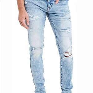 American eagle air flex distressed youth men’s size 26 jeans
